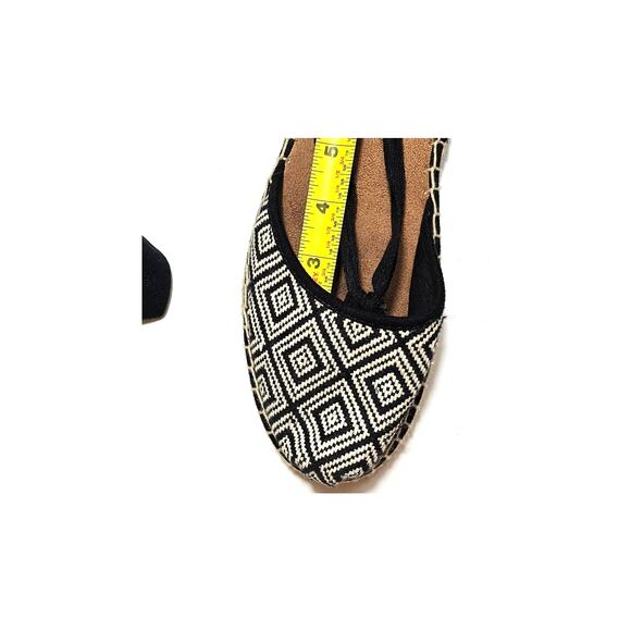 Toms Bella Espadrille Woven Diamond Sandals Size 10 - Picture 7 of 8